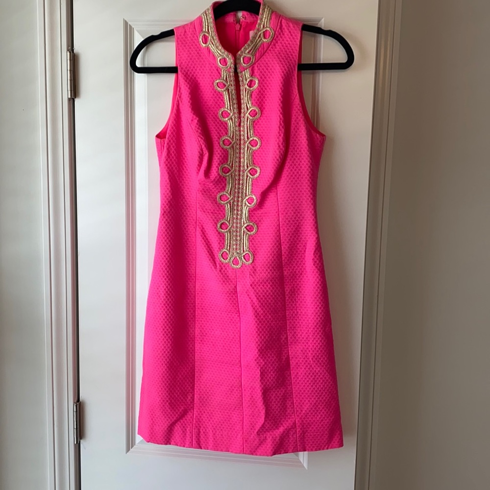 Lilly Pulitzer Hot Pink shift dress